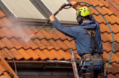 Démoussage et hydrofuge de toiture à Chelle-Debat